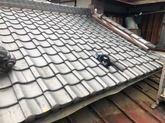 三郷町 複合型瓦屋根 部分葺き替え工事 完成