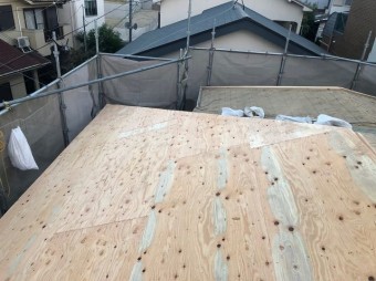 天理市 野地板 設置