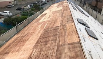 大和郡山市 野地板 設置