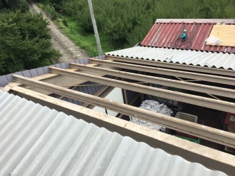 屋根材 設置