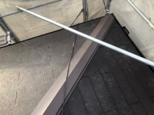 スレートへ葺き替った屋根
