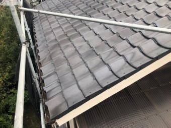 施工前屋根