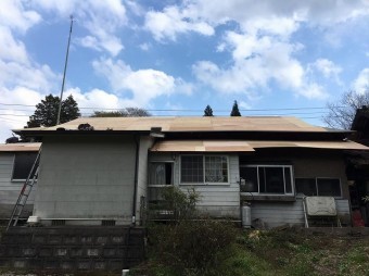野地板完成