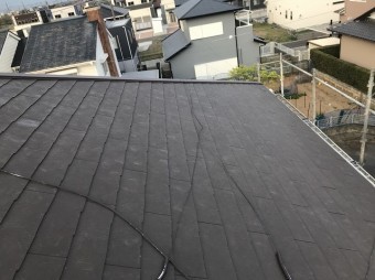 葺き替え完成後の屋根
