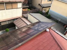ポリカーボネートのバルコニー