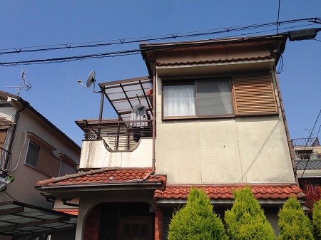 生駒市の住宅全景