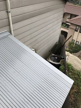 ケラバ板金仕舞