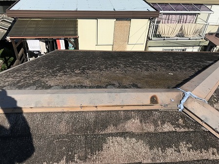 下り棟まわりの劣化状況