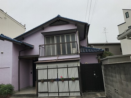 奈良市の青緑瓦の家