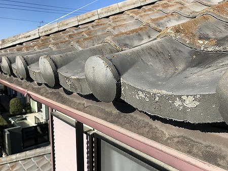 宇陀市でセメント製和形瓦を点検！30年経過した屋根の最適なメンテ