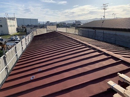 瓦棒施工前状態