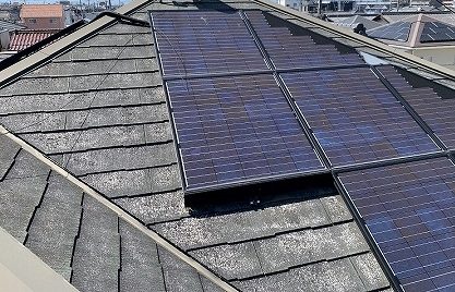 奈良市で築20年のカラーベスト屋根を点検！後付けソーラーパネルの落とし穴