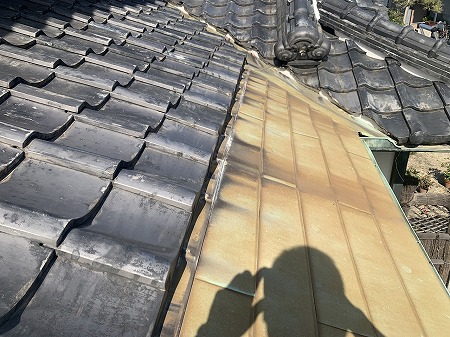 一文字軒及び銅板施工前