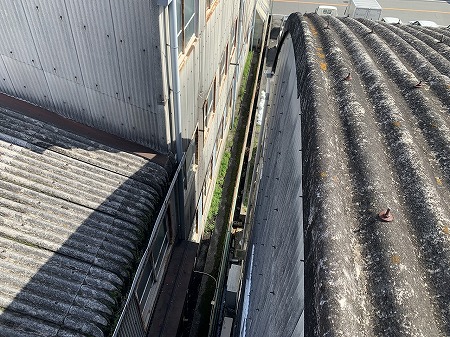 スレートケラバ部