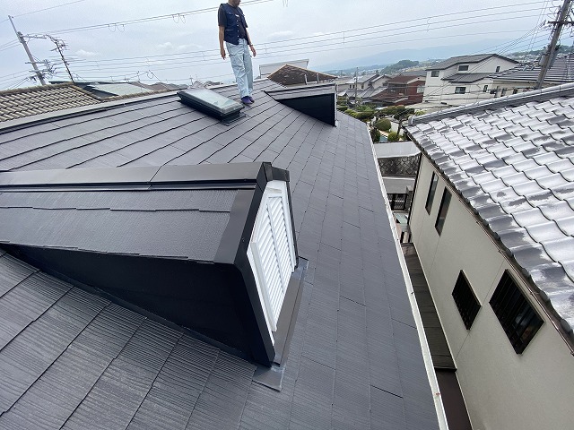 天窓付き屋根の点検