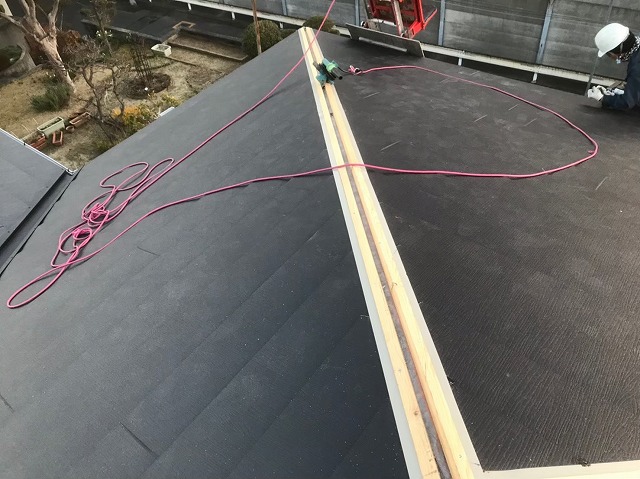 屋根材設置