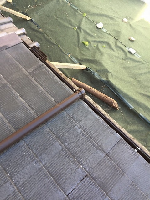 奈良市の雨樋修理の完成