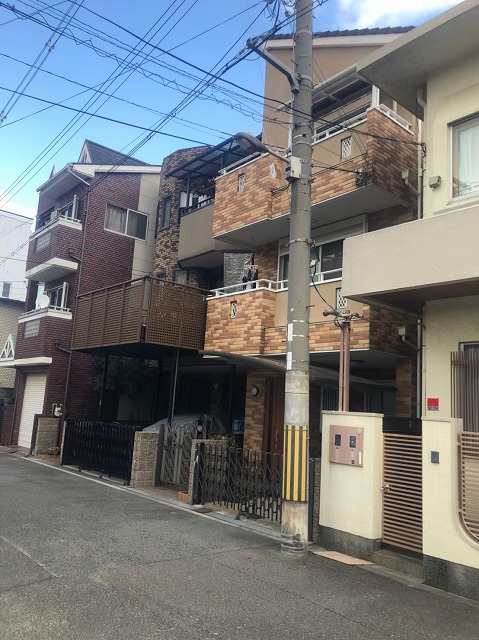 奈良市で住宅２軒並びでスレート屋根の無料点検にお伺いします