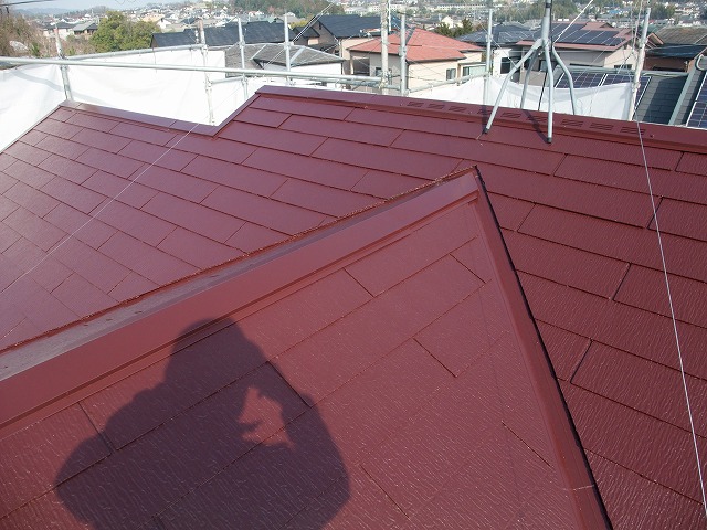 屋根塗装が完工
