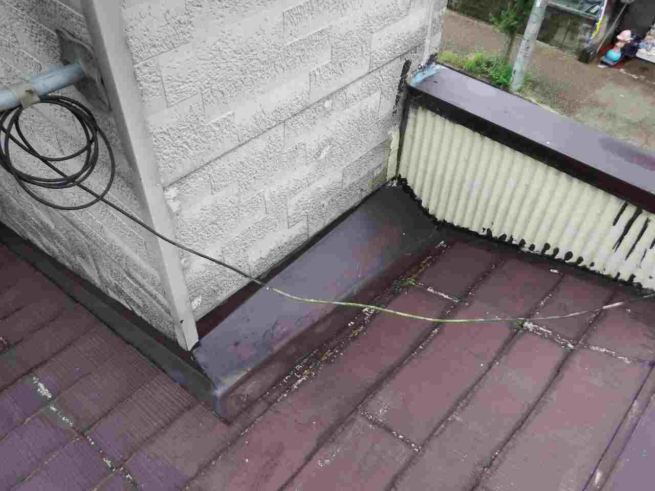 奈良県三郷町の雨漏りの屋根、点検時