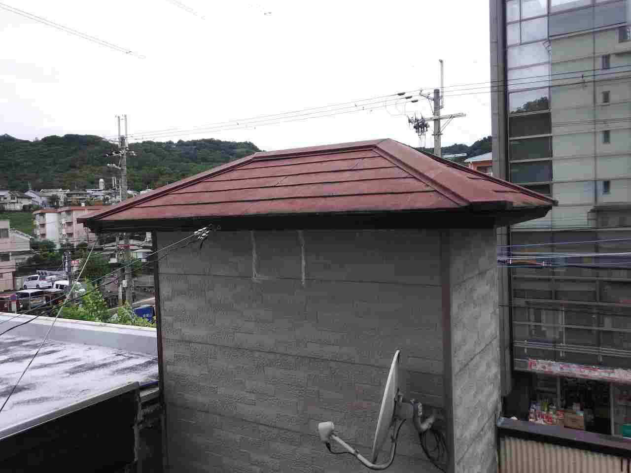 奈良県三郷町の雨漏り、小屋根の無料点検
