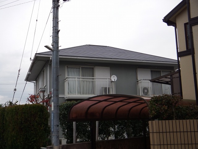 奈良市東登美ケ丘のカバー工法による屋根工事完工
