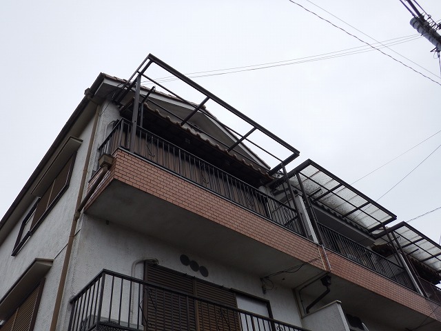 桜井市の強風で破損していた波板の種類