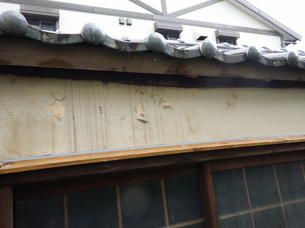 奈良市川久保町の崩れた瓦屋根補修完成