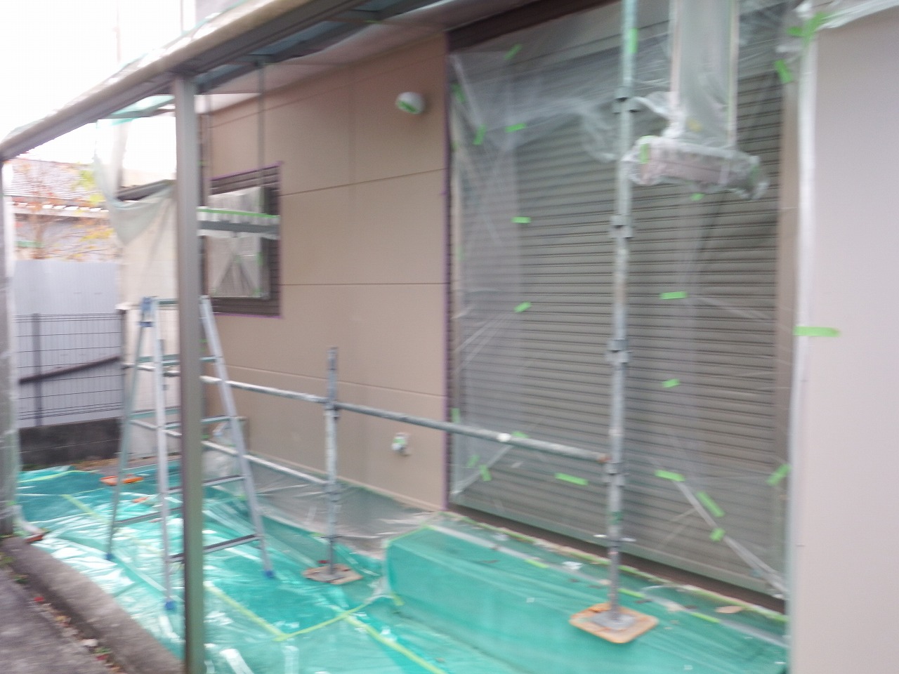 奈良市の外壁塗装作業後