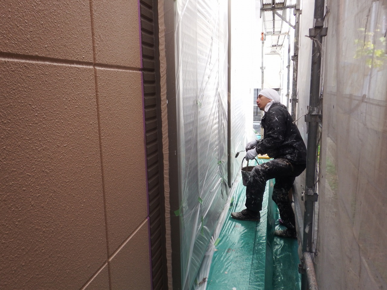 奈良市の外壁塗装作業後