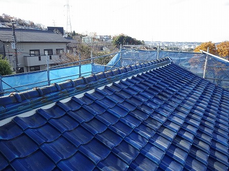 新規面戸漆喰塗り直し完了