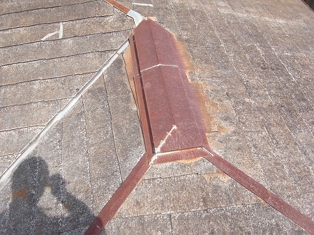 棟包板金錆び