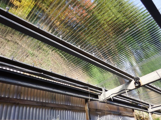 奈良市法蓮町の波板屋根の張り替え完成！