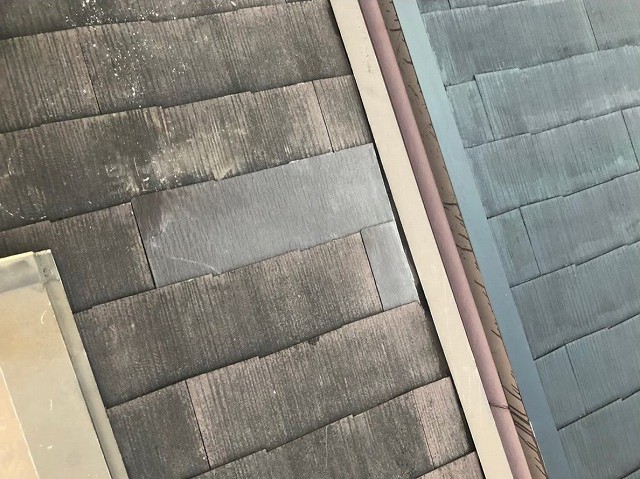 葛城市　カラーベスト屋根　部分補修