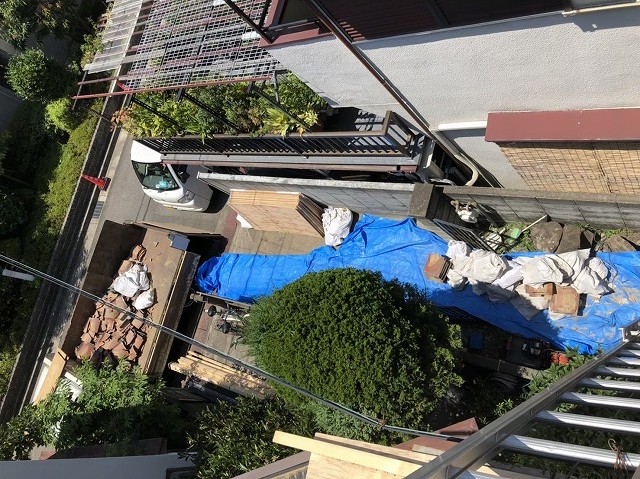 奈良市の屋根工事で出てきた廃棄物