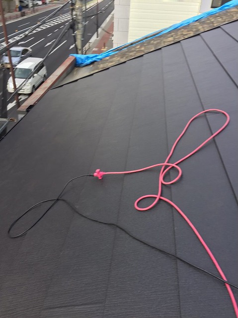 奈良市の屋根葺き替え工事でガルテクト設置完了