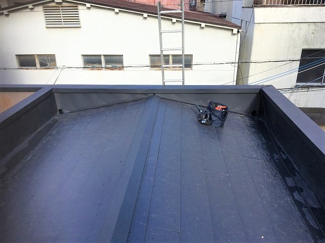 ガルテクト完成後の屋根