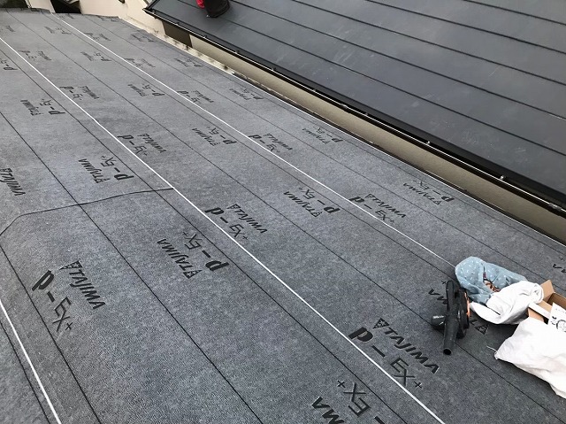 屋根の重要事項防水紙