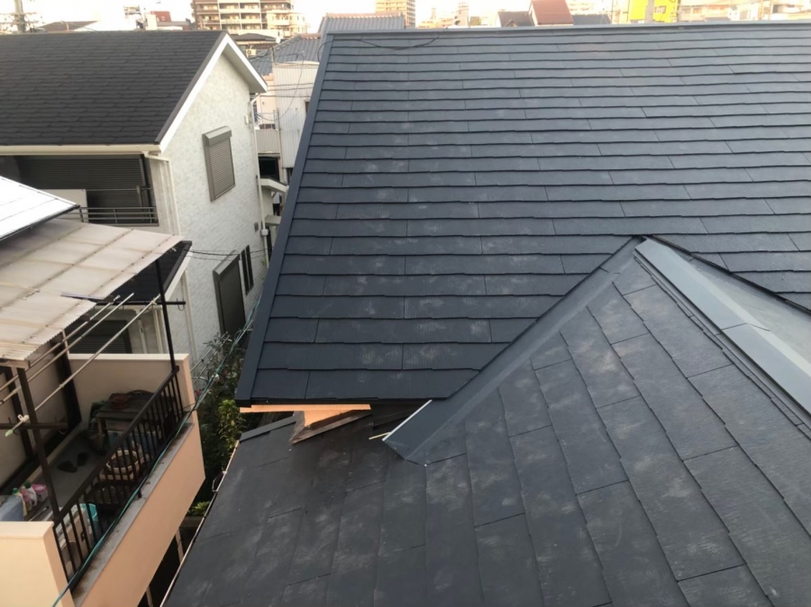 奈良市のカラーベスト屋根完成