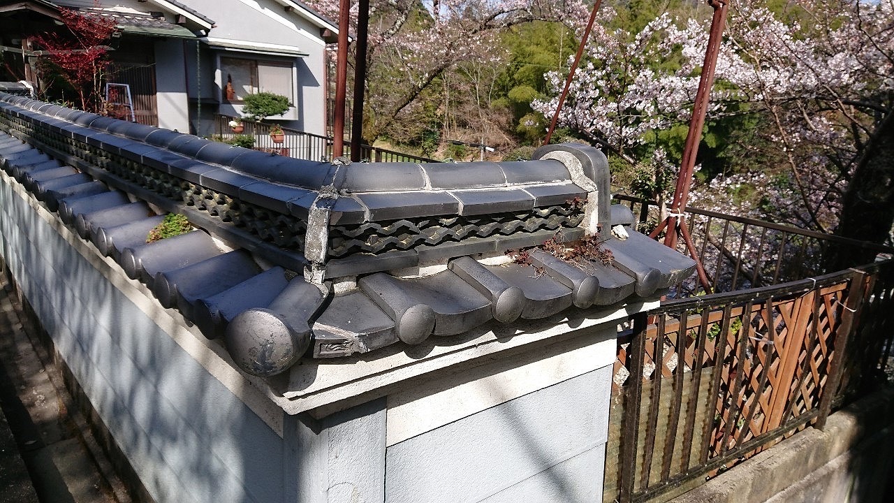 平群町擁壁現状