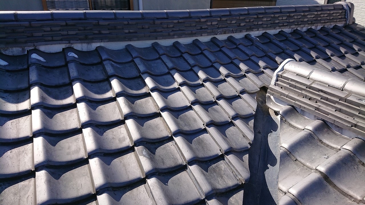 和瓦屋根施工後