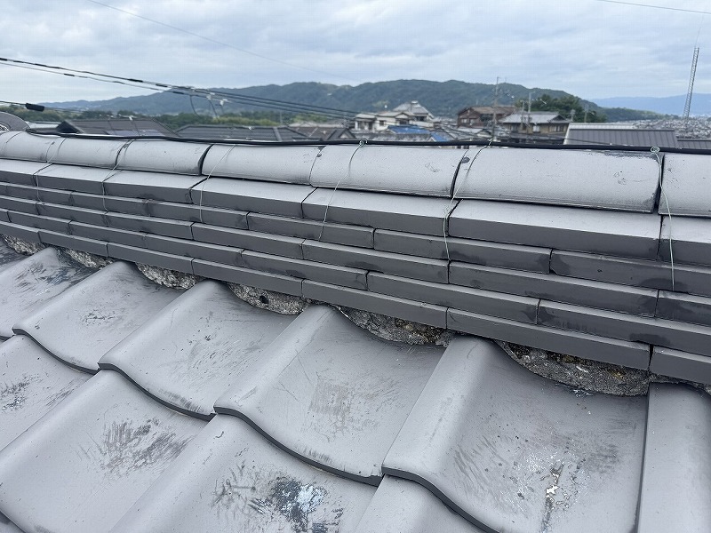 本棟面戸漆喰劣化