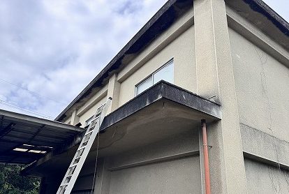倉庫上の屋上全景