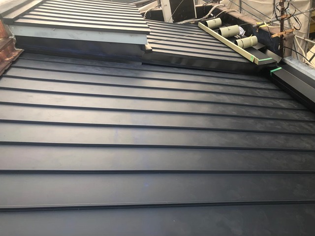 立平工法で屋根の葺き替え